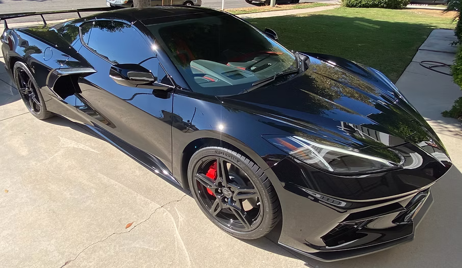 Corvette ceramic coating from Premium Detailing